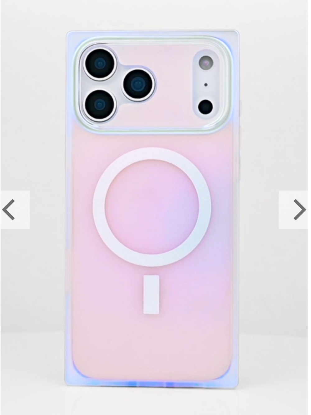 🆕 Flaunt SQUARE iPhone 17 Pro Max Iridescent Satin Case!